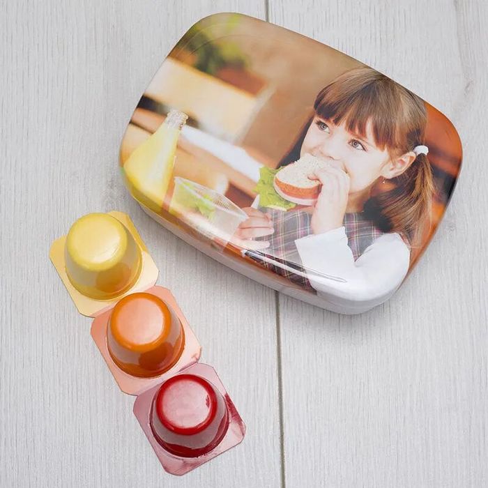 Bento Lunch Box for Adults Kids, Drawing Woman Face Lunch Box Food  Containers for Men Women, Bento Box Accessories Included, Microwave Safe 