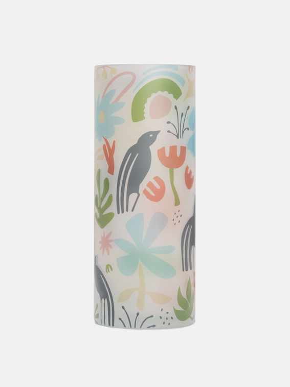 Print on flower vase