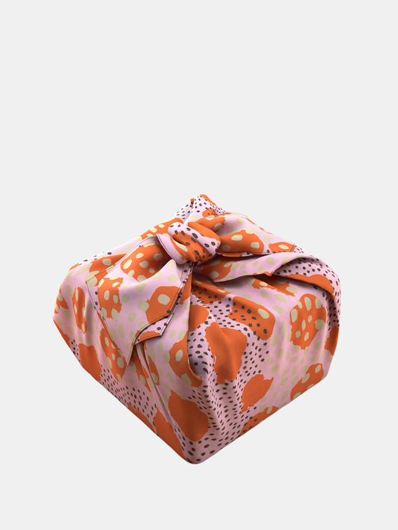 fabric gift wrapping