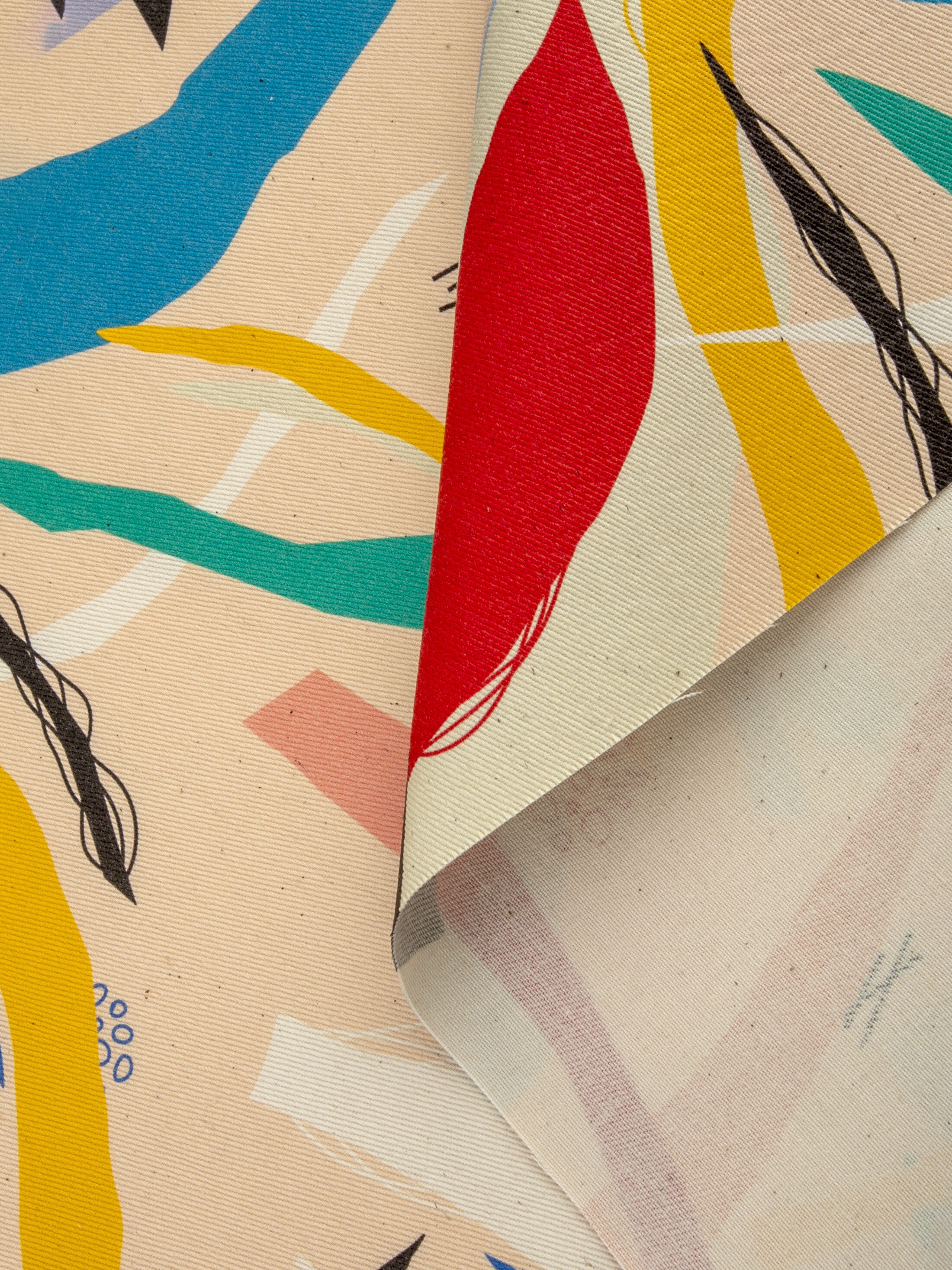 organic recycled cotton twill