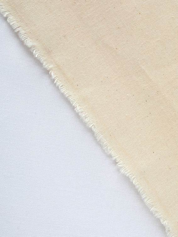 white and organic cotton calico