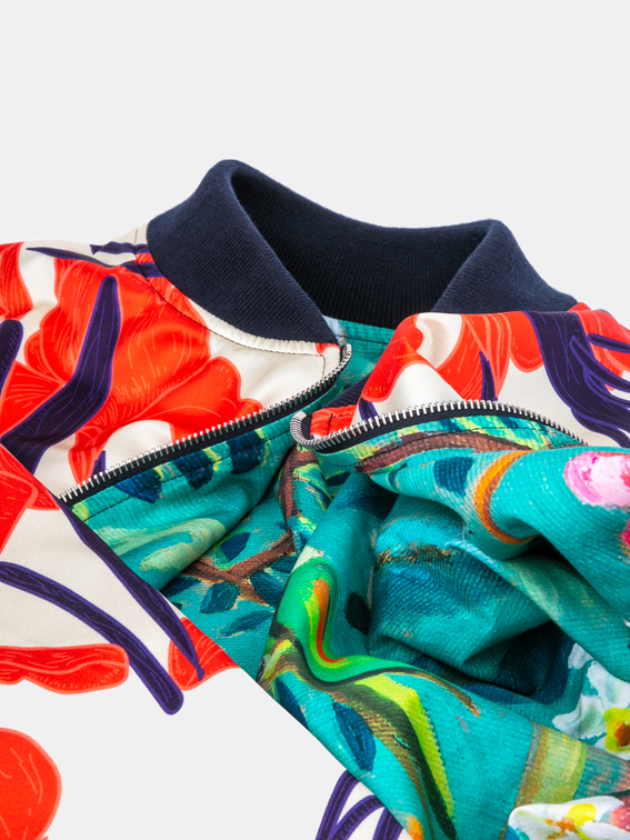 men's reversible bomber jacket