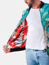 custom silk bomber jacket