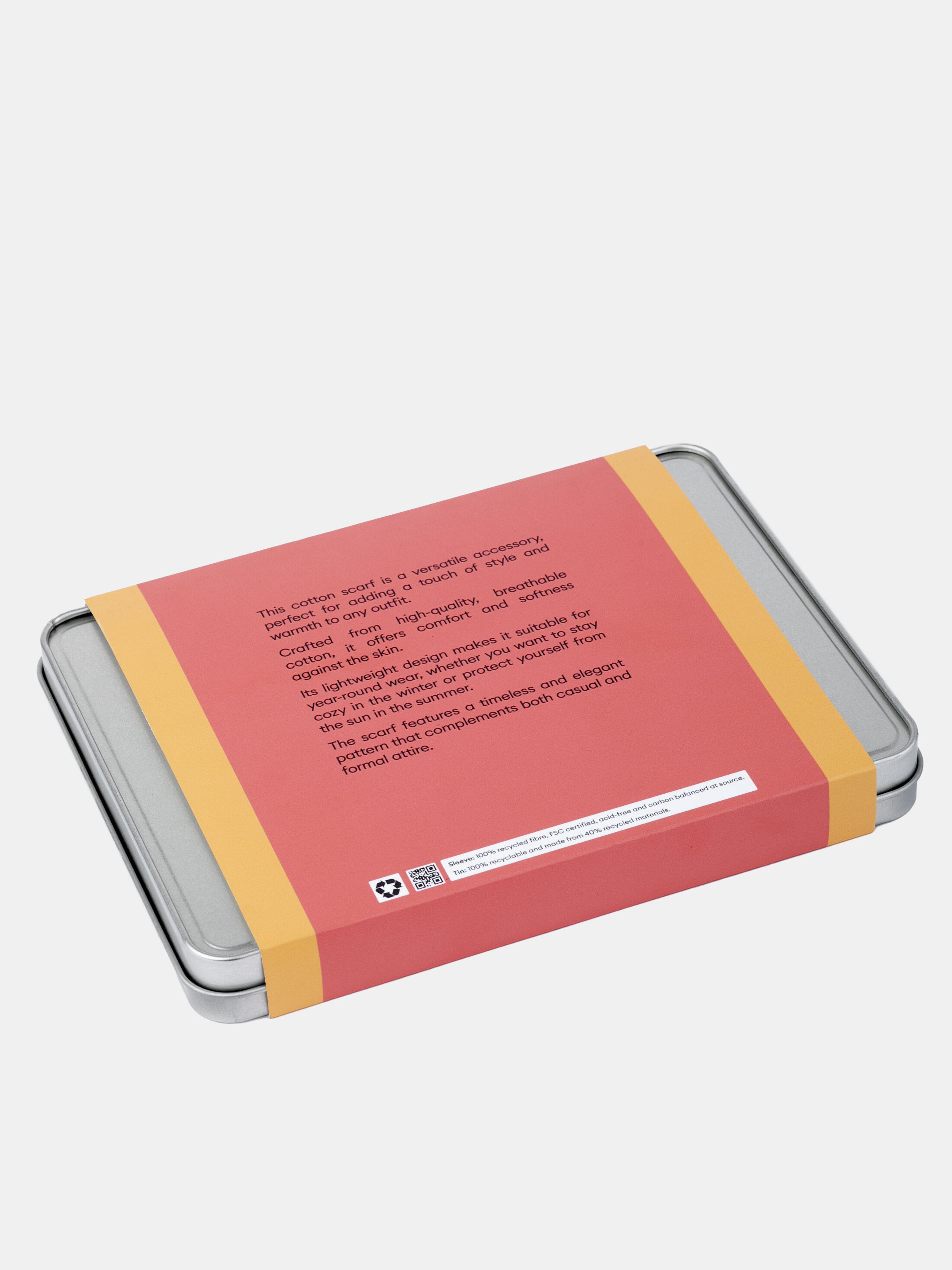 Design you own tin with printed card sleeve