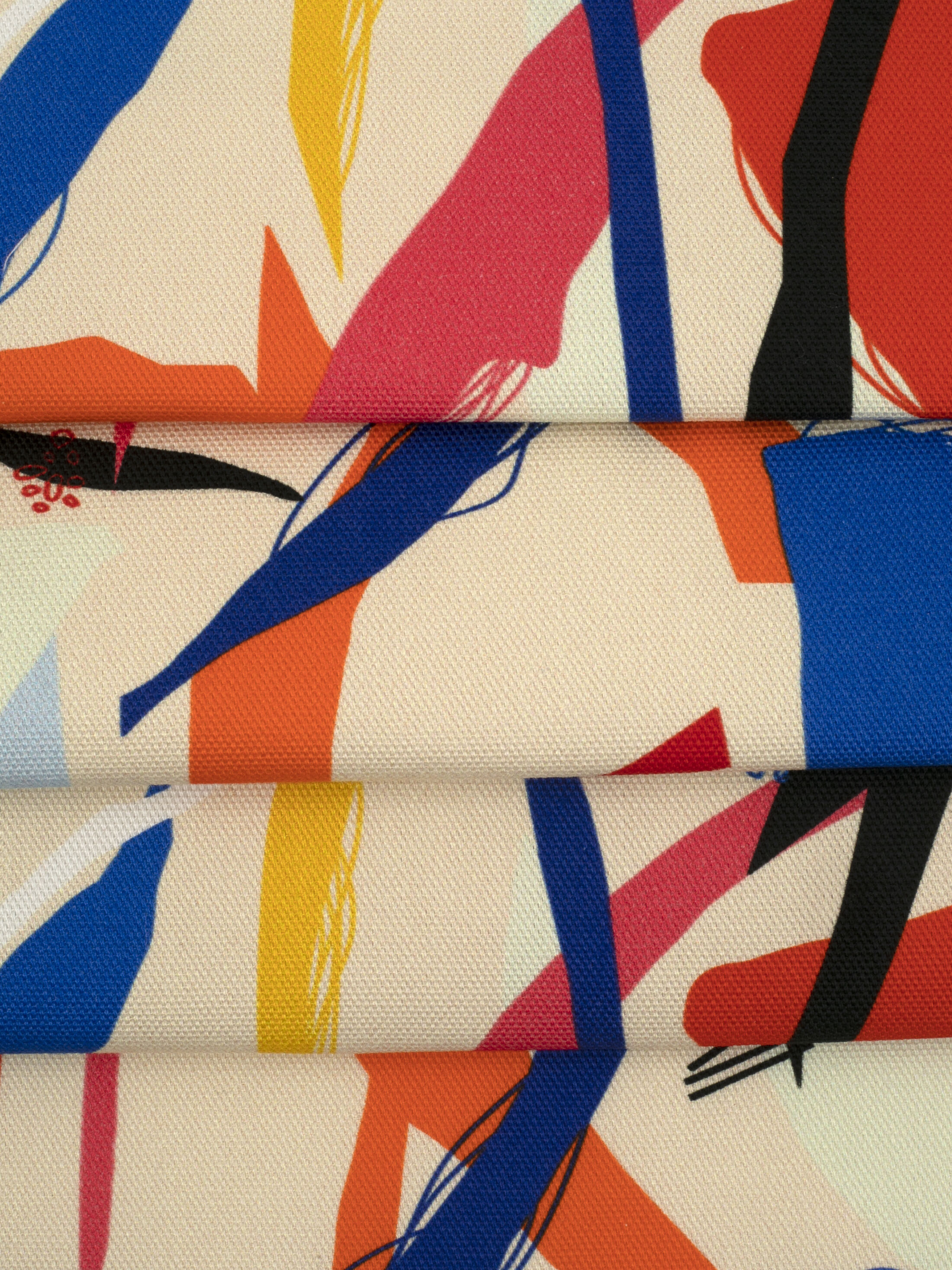 reactive printed half panama