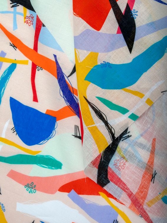 Fijngeweven linnen katoen 90 gsm