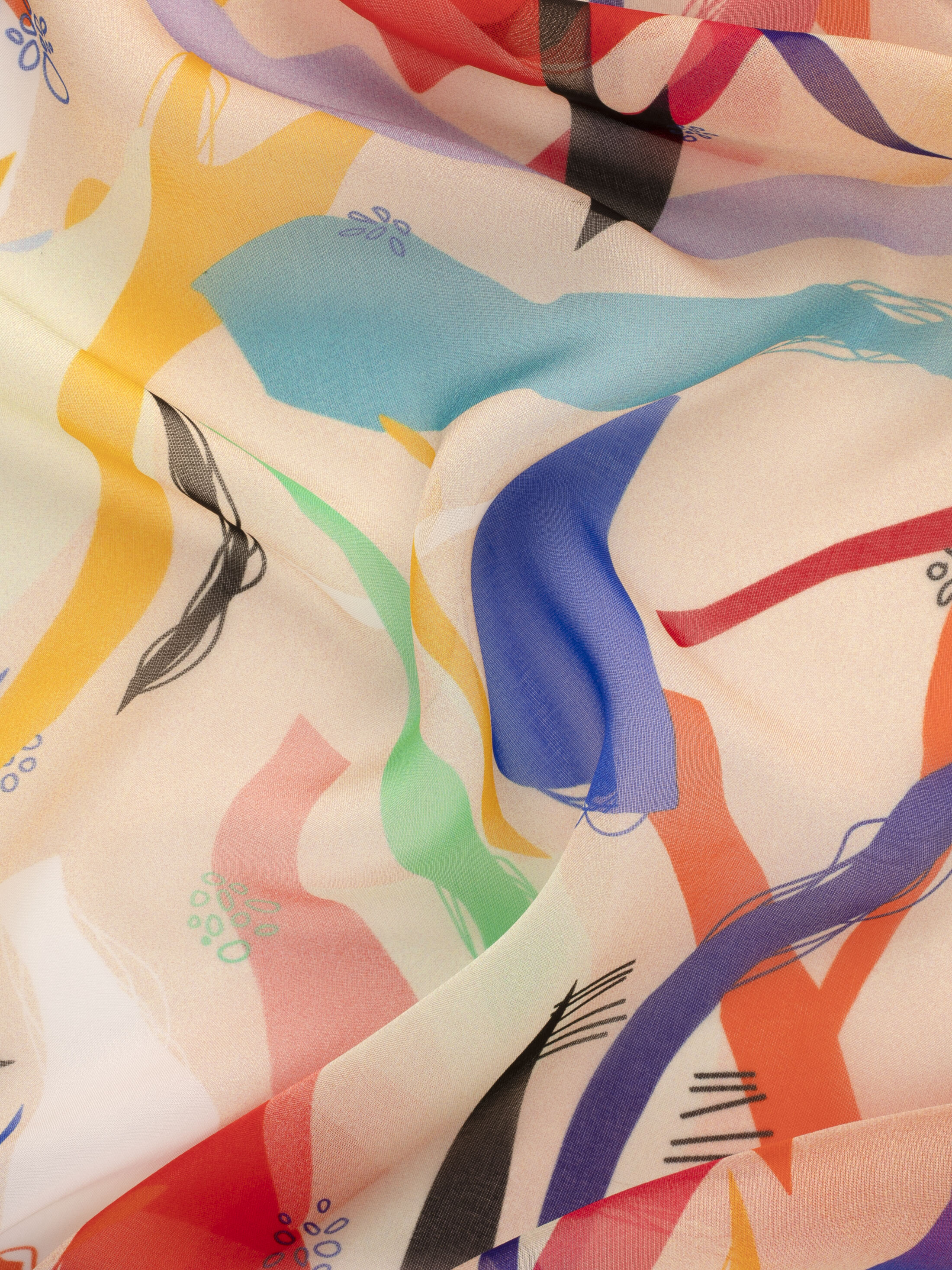 Chiffon-Seidenmaterial