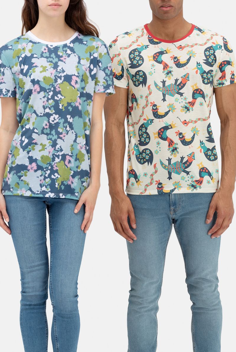 T-shirt met volledige print