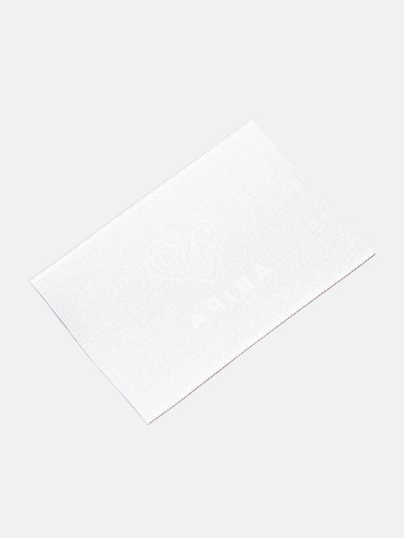 fabric logo labels back
