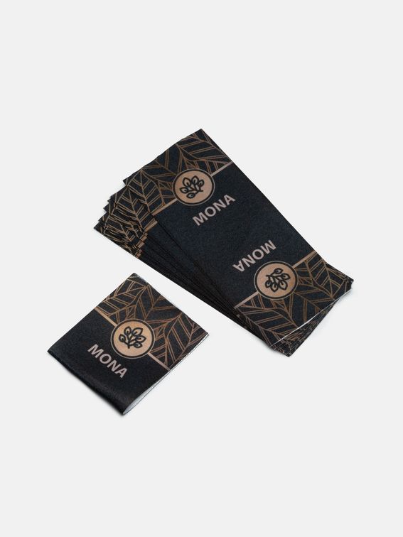 fabric labels with logo