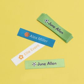 custom fabric name tags