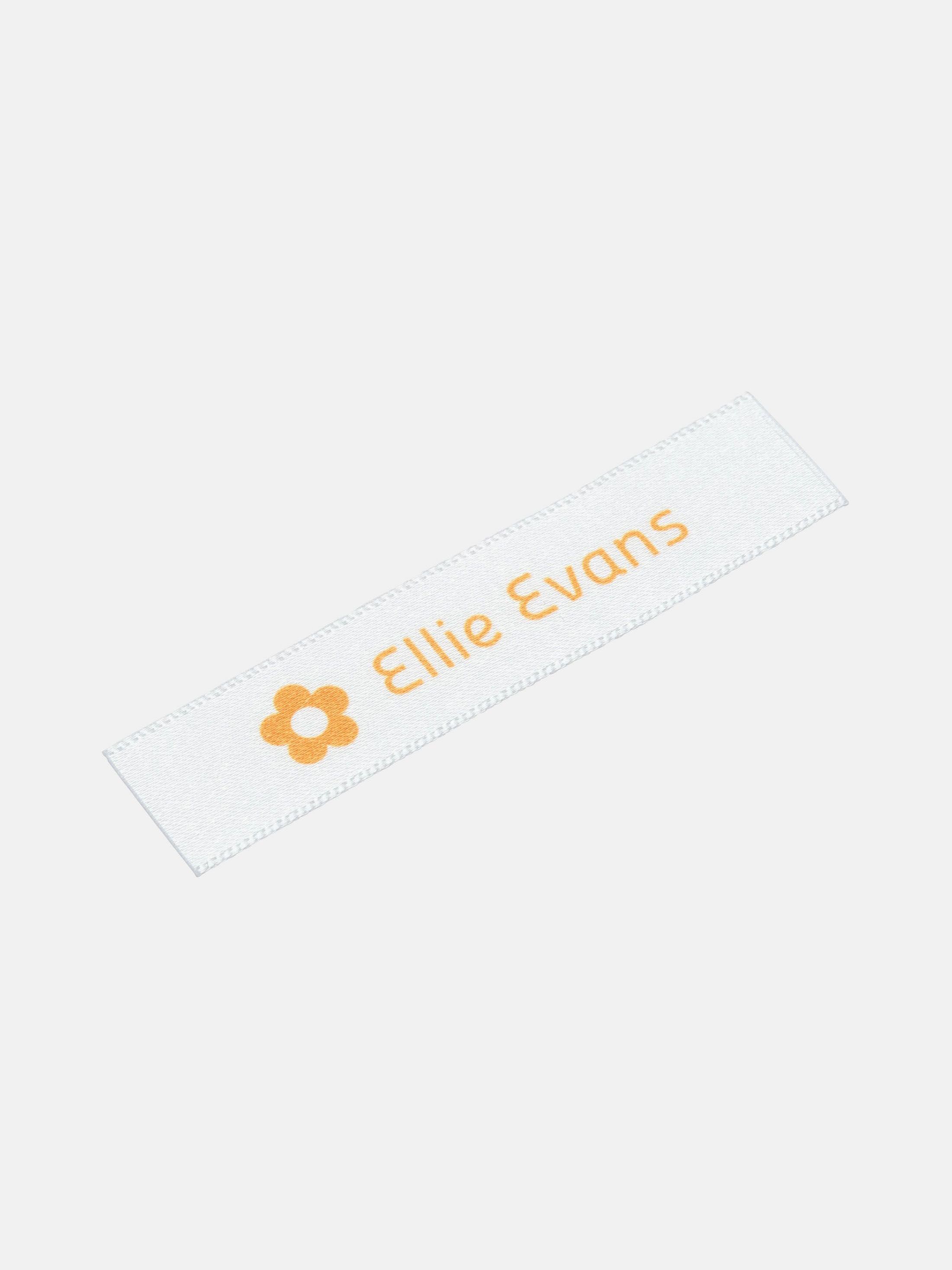 custom fabric name tags labels