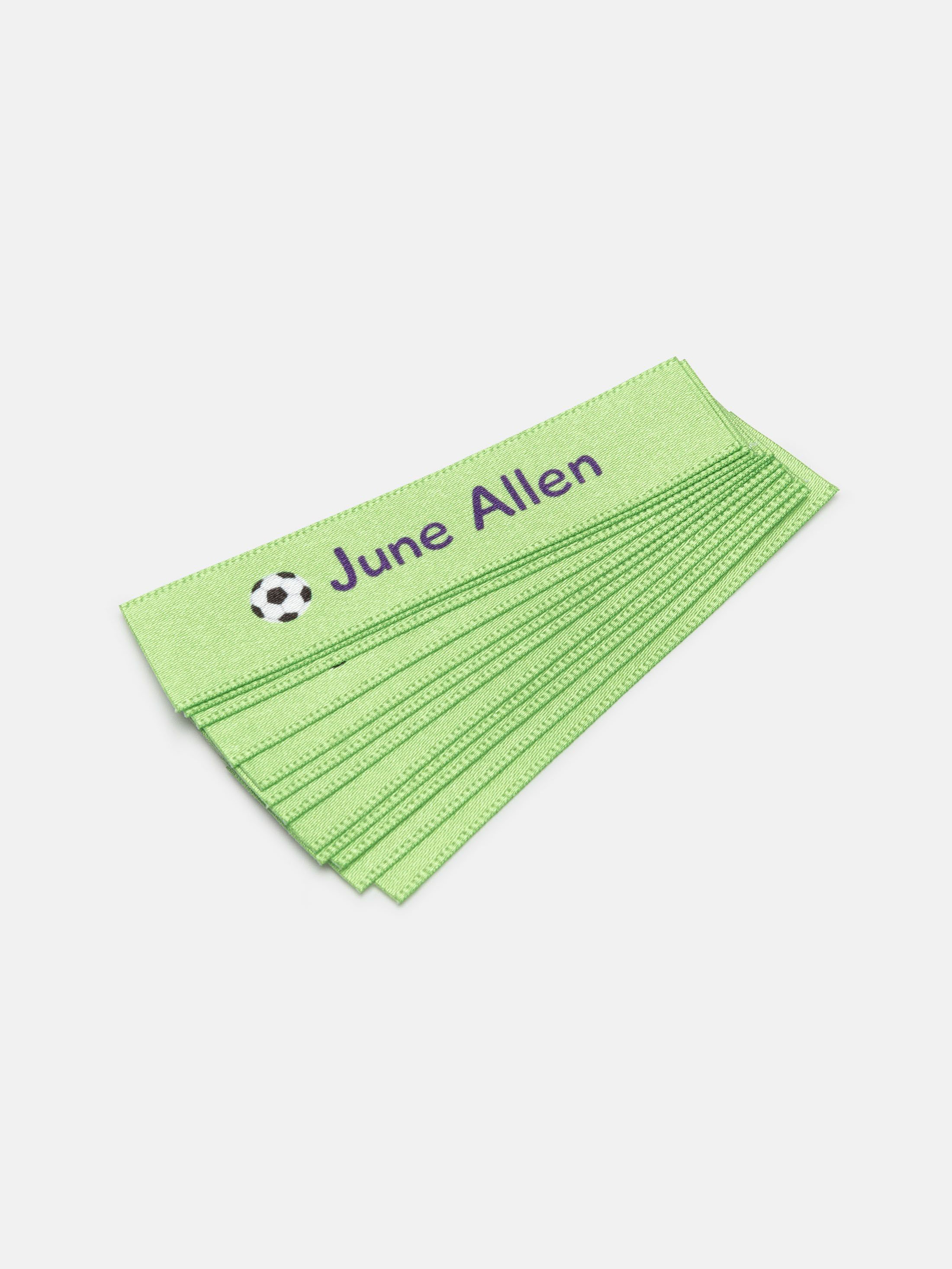custom fabric name tags pack