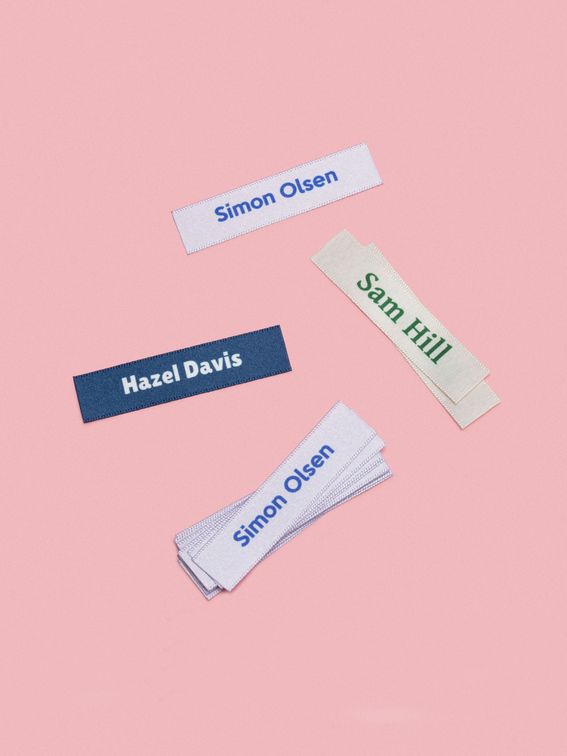 uniform name labels options