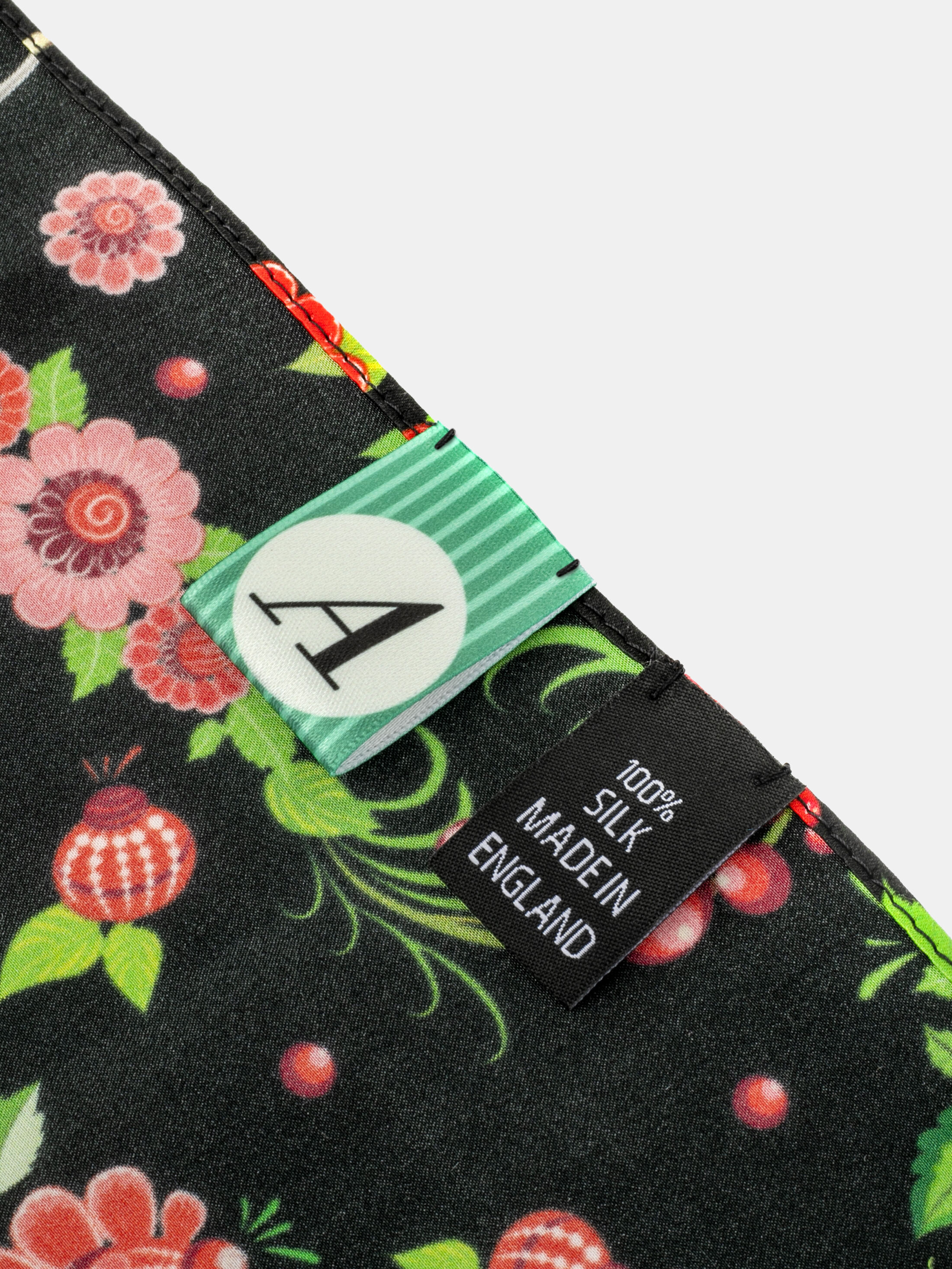 custom printed scarf label