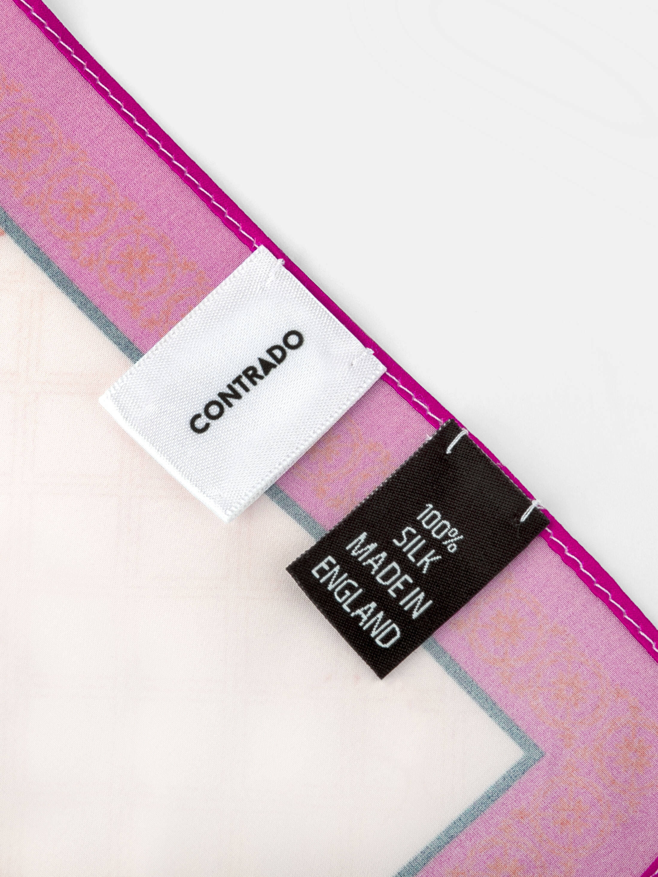 custom printed scarf label