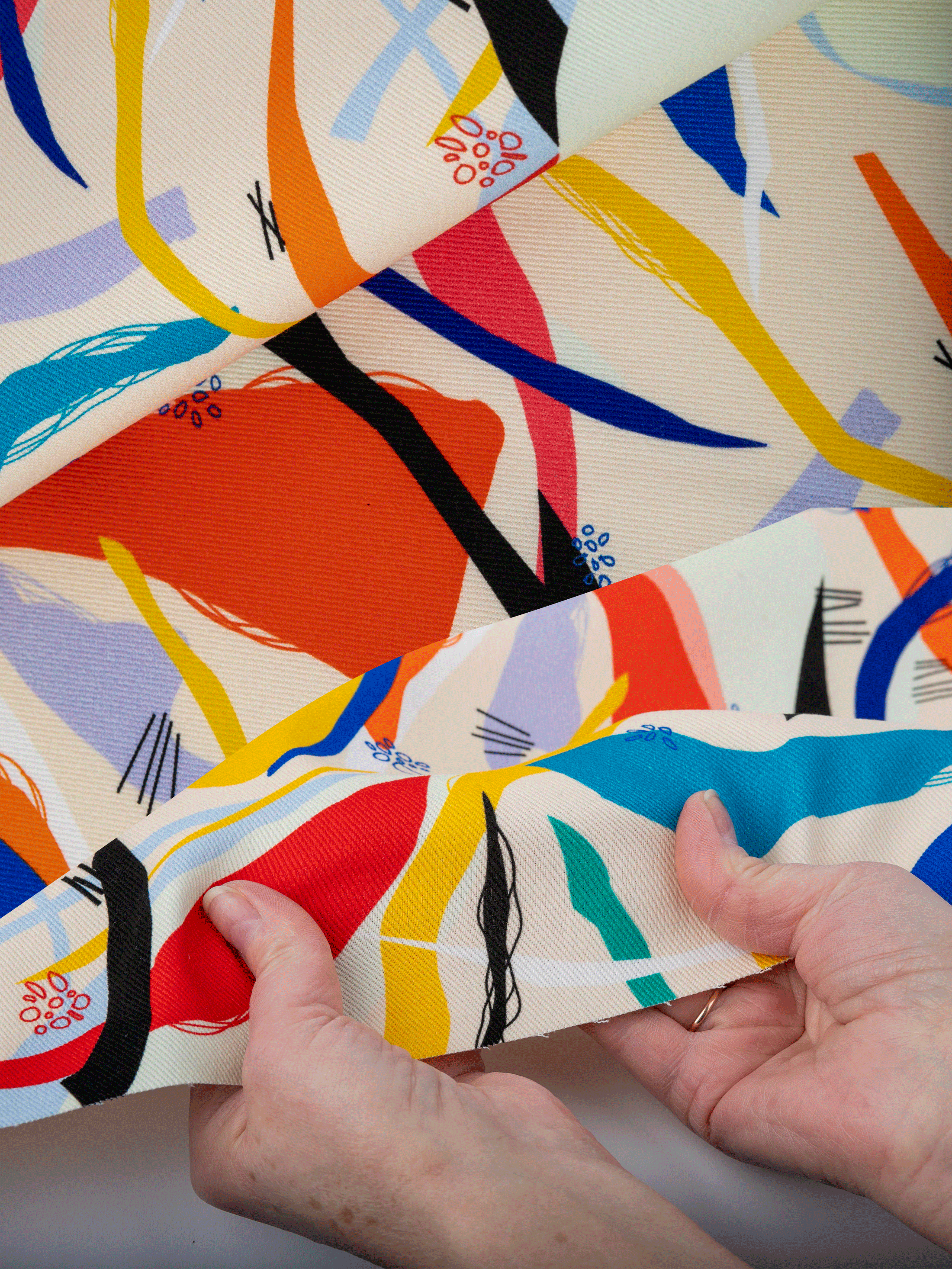 printed sartoria cotton satin