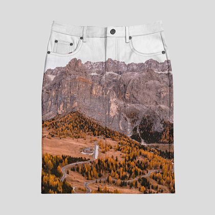 Denim Mini Skirt
