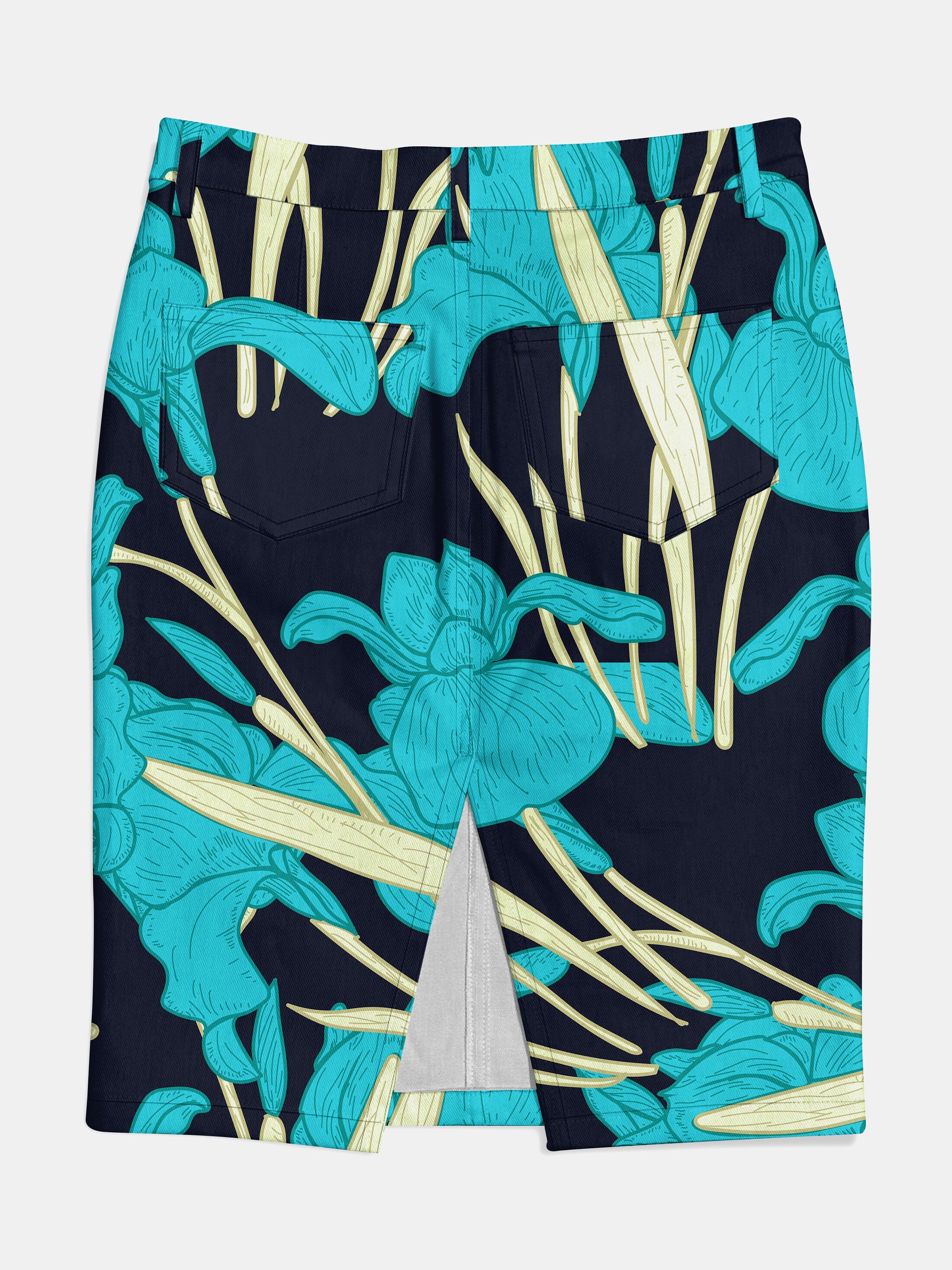 custom denim skirts