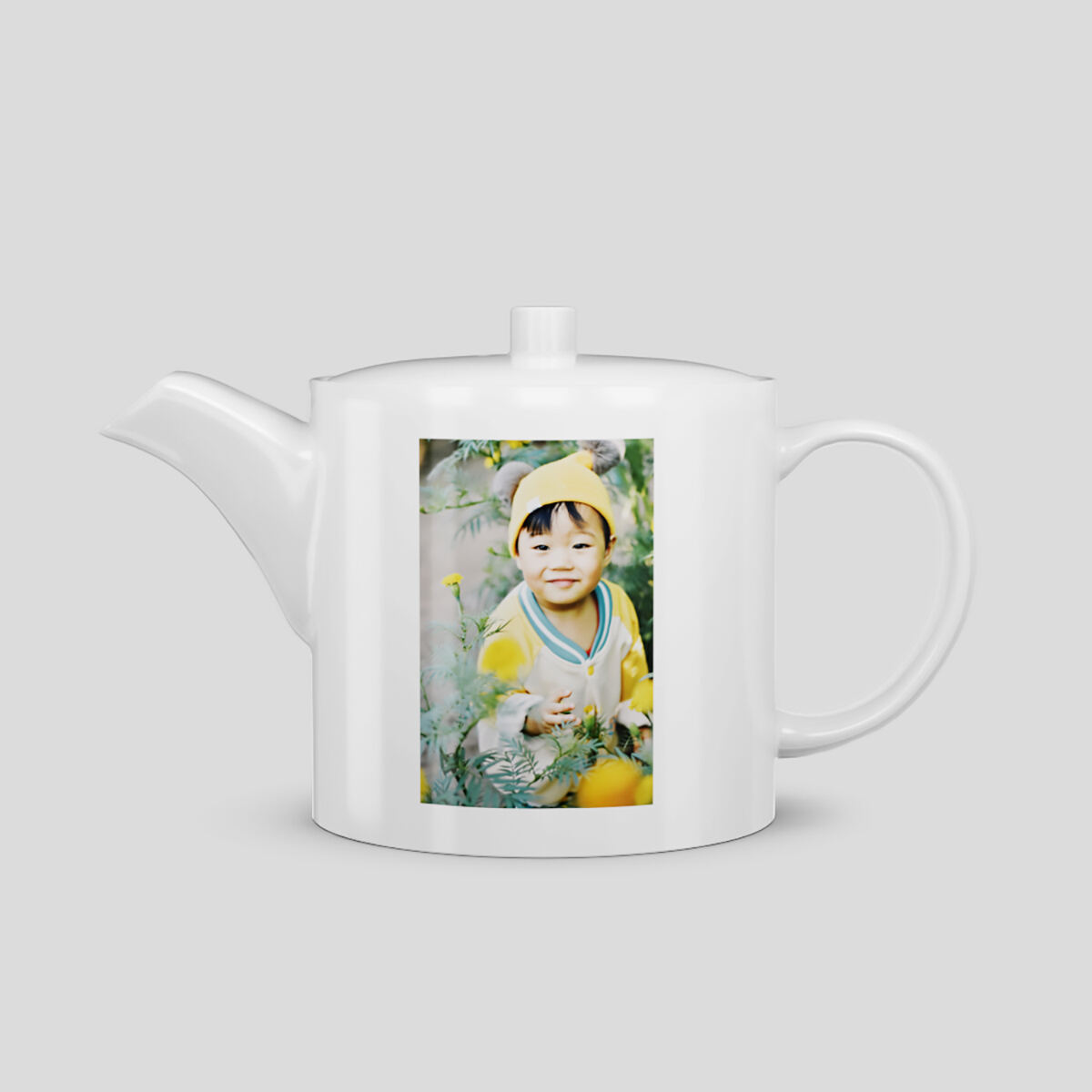 名入れボーンチャイナティーポット | パーソナライズ ティーポット通販