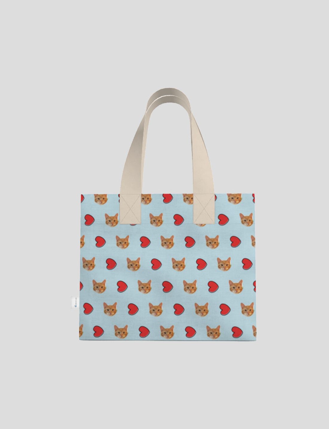 tote bag with face on it