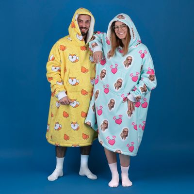 Personalised Hoodie Blanket with Photos