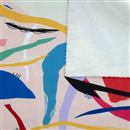 Printed Brushed Jersey Fabric
