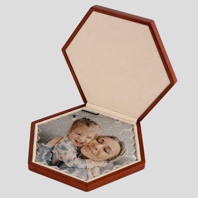 Puzzle hexagonal en céramique personnalisé