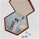 Puzzle esagonale in ceramica