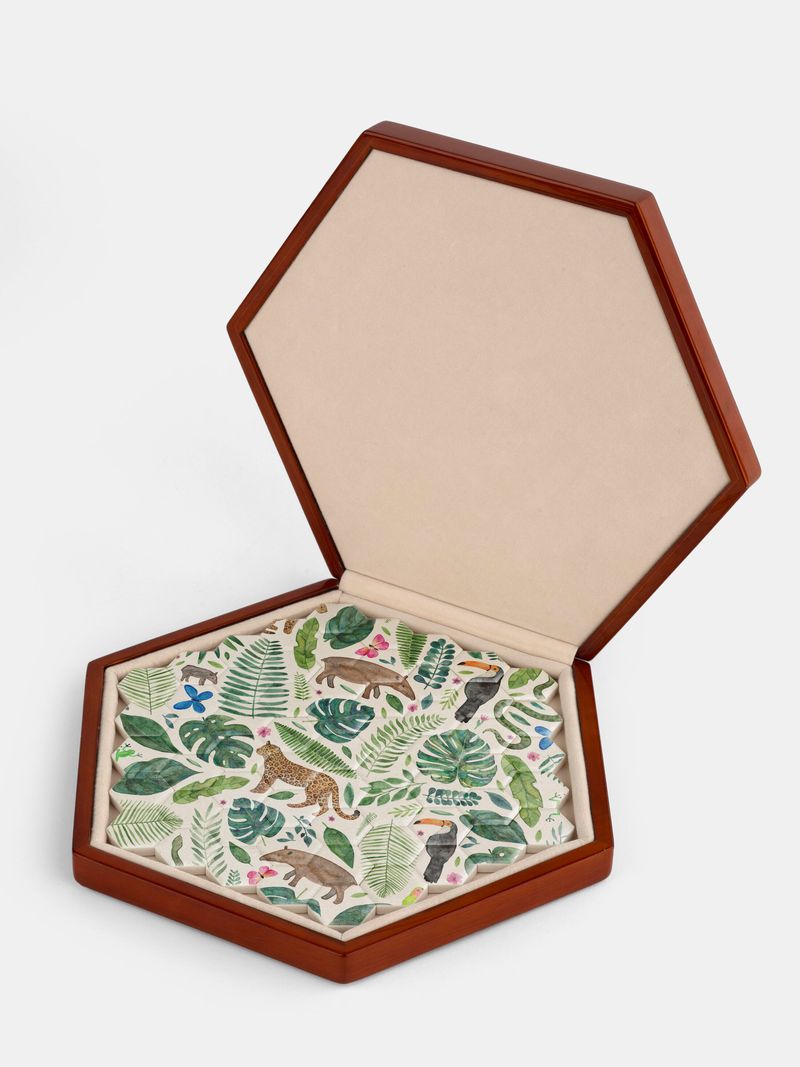 Ceramic Hexagon Jigsaw