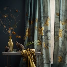 customised curtains details
