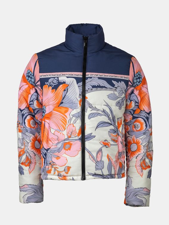 printed puffer jacket