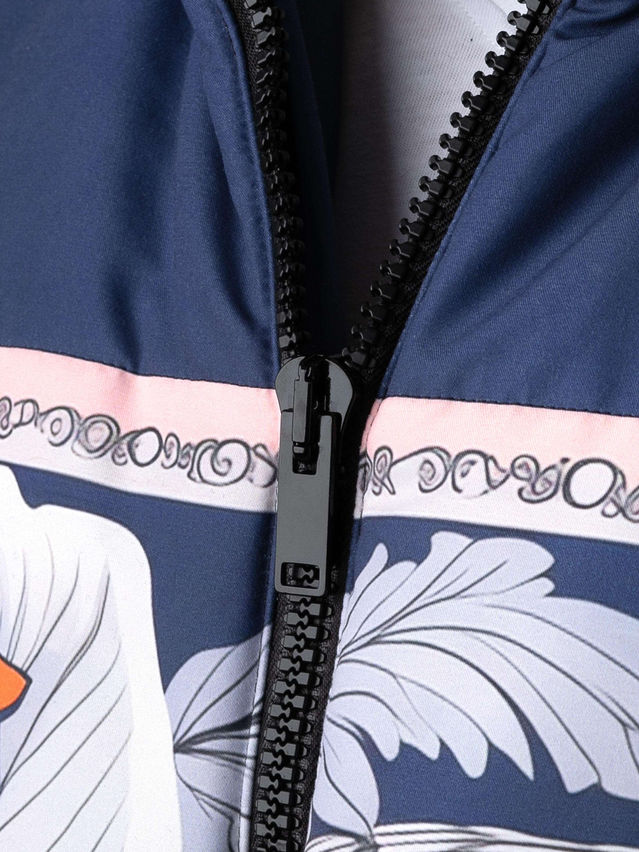 printed puffer jacket