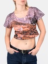 Print on demand crop tops for women
