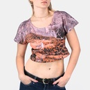 Op maat bedrukte crop tops voor dames