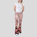 printed flare pants