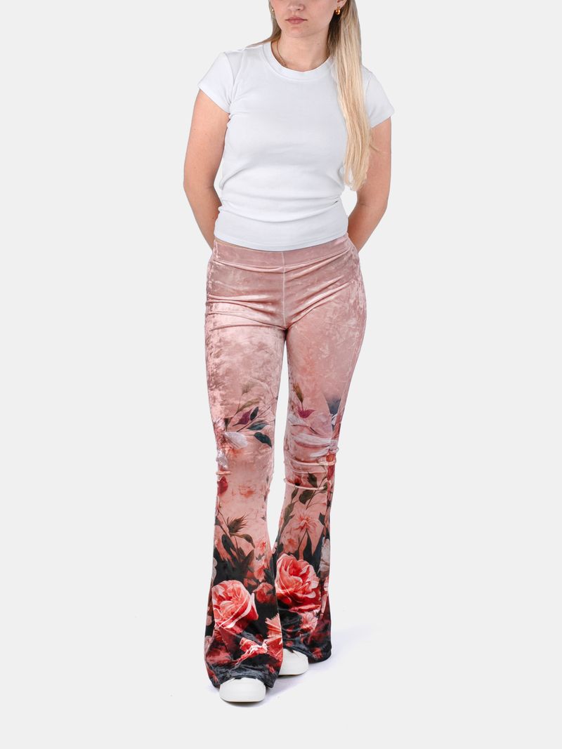 High Waisted Flared Leggings