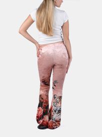 Flare legging met print