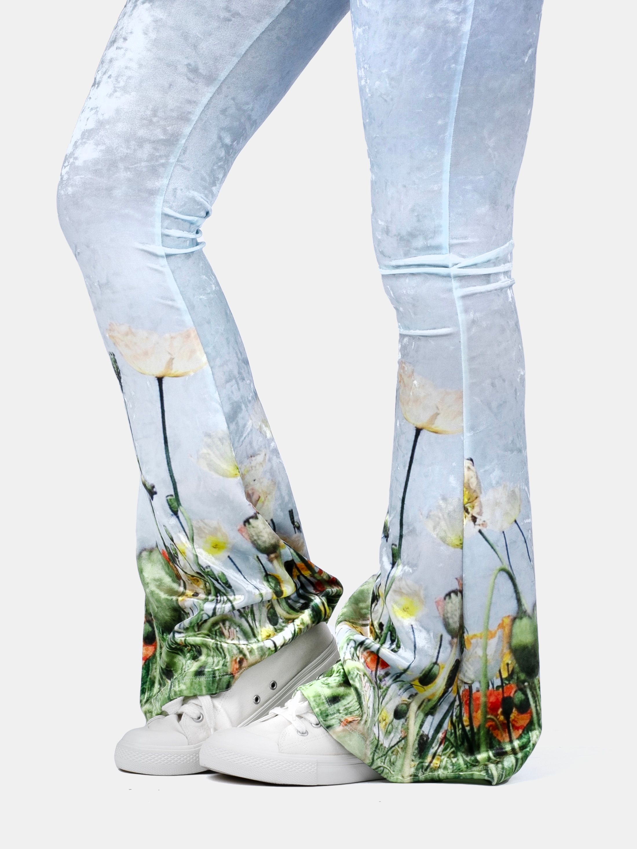 Legging estampado acampanado