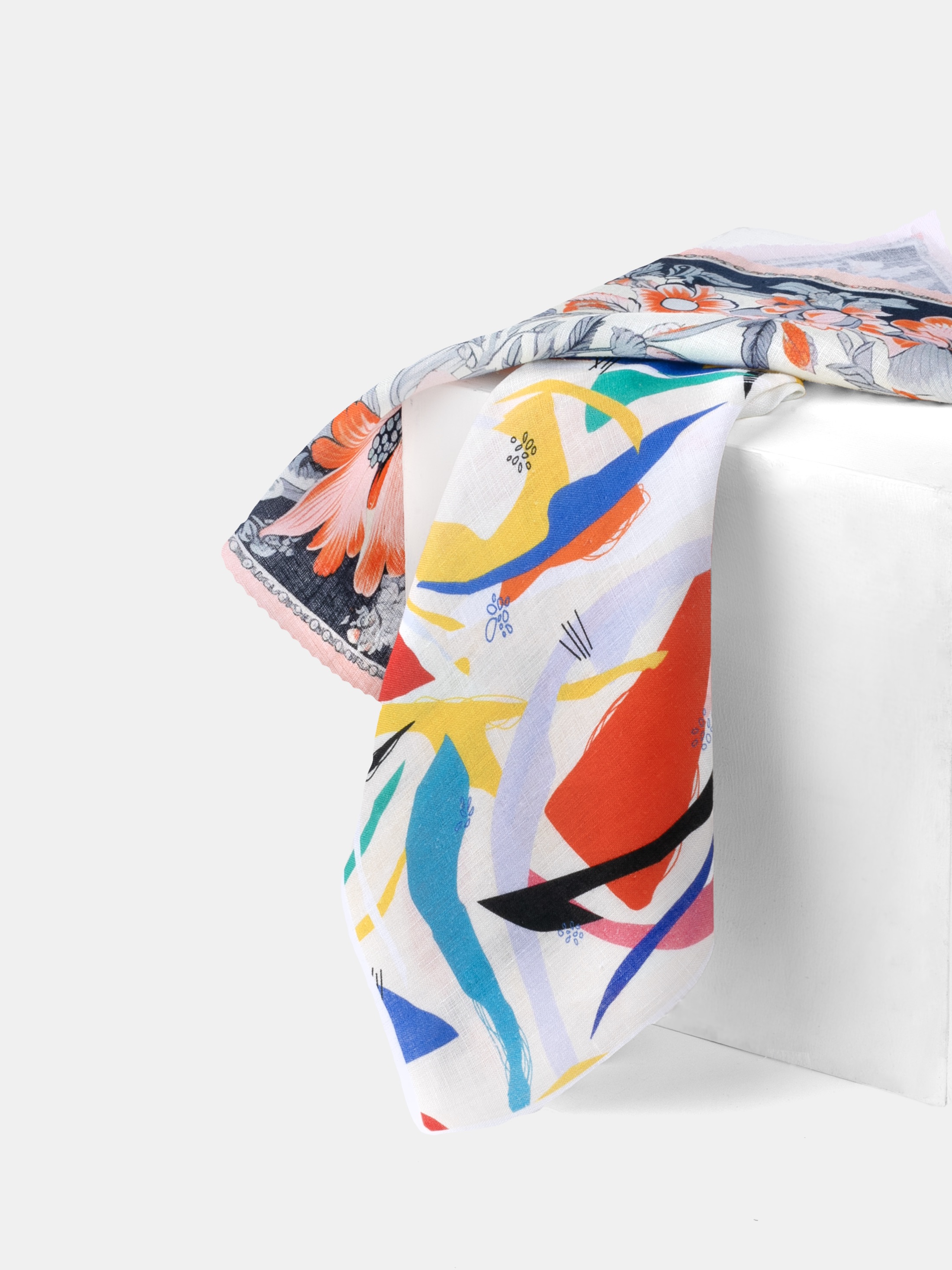 Custom printed hemp fabric