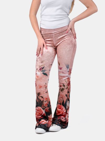 High Waisted Flared Leggings