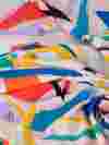 Custom printed polyester spandex fabric