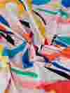 Printed spandex fabric