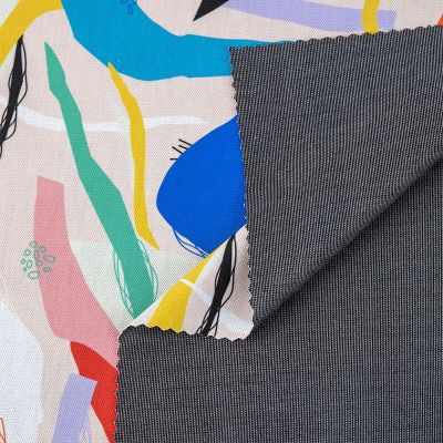 Bedrukte Nero Ponte-stof