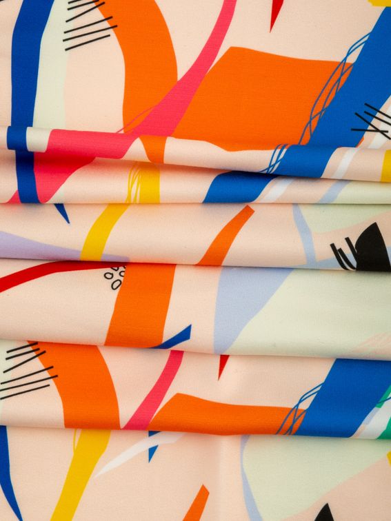 double brushed poly fabric