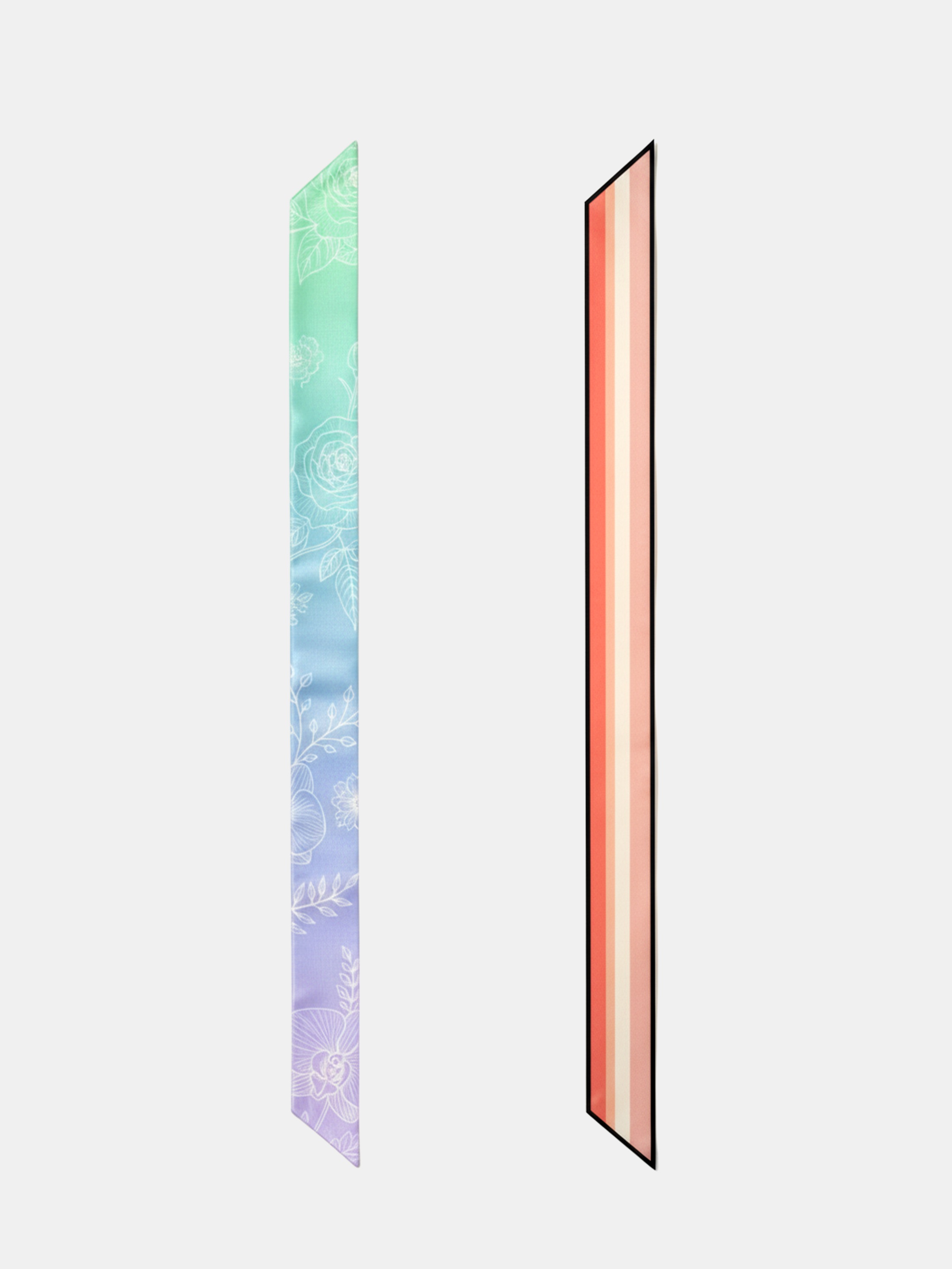 silk scarf for handbag personalized