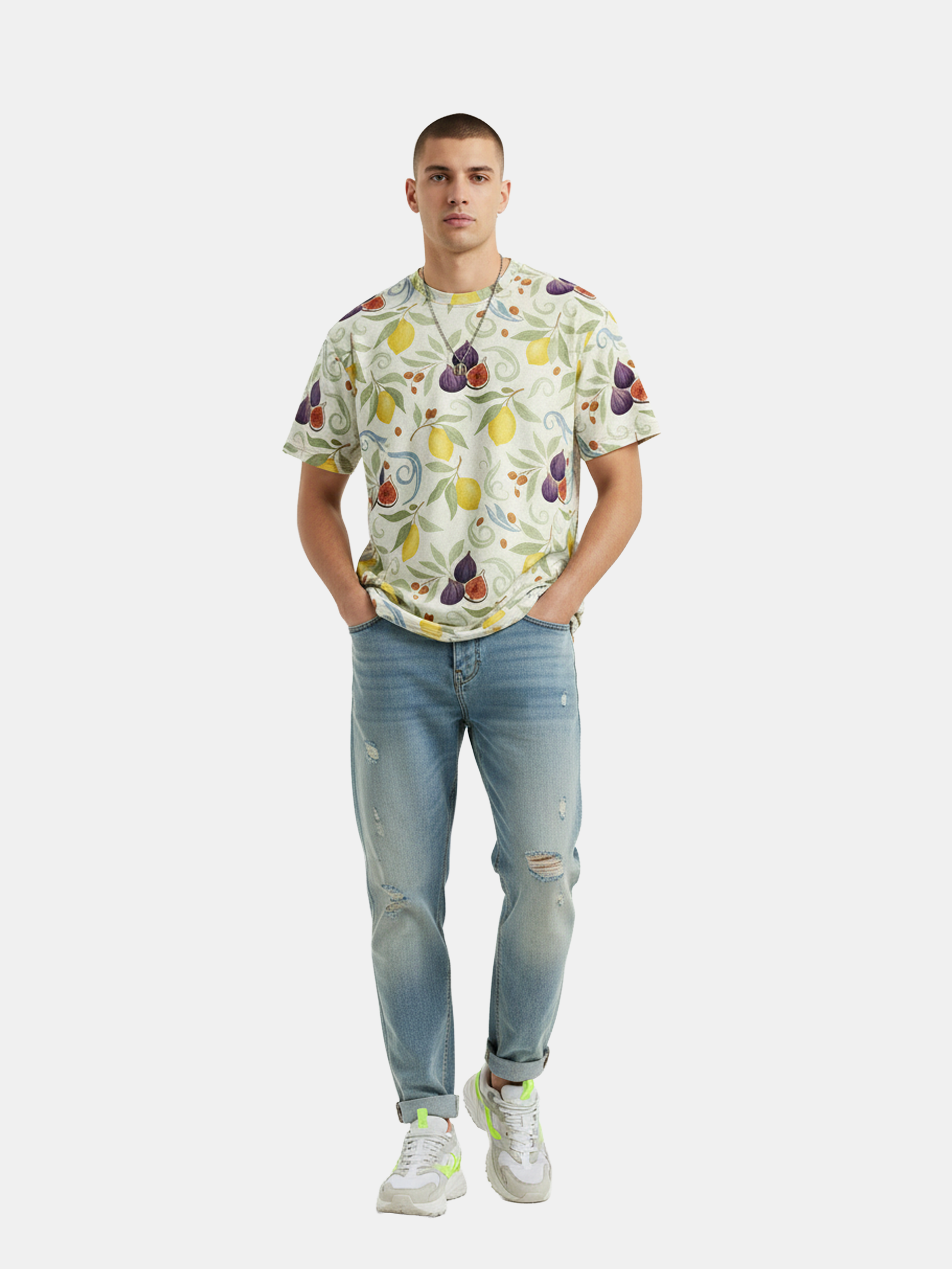 printed boxy t-shirt