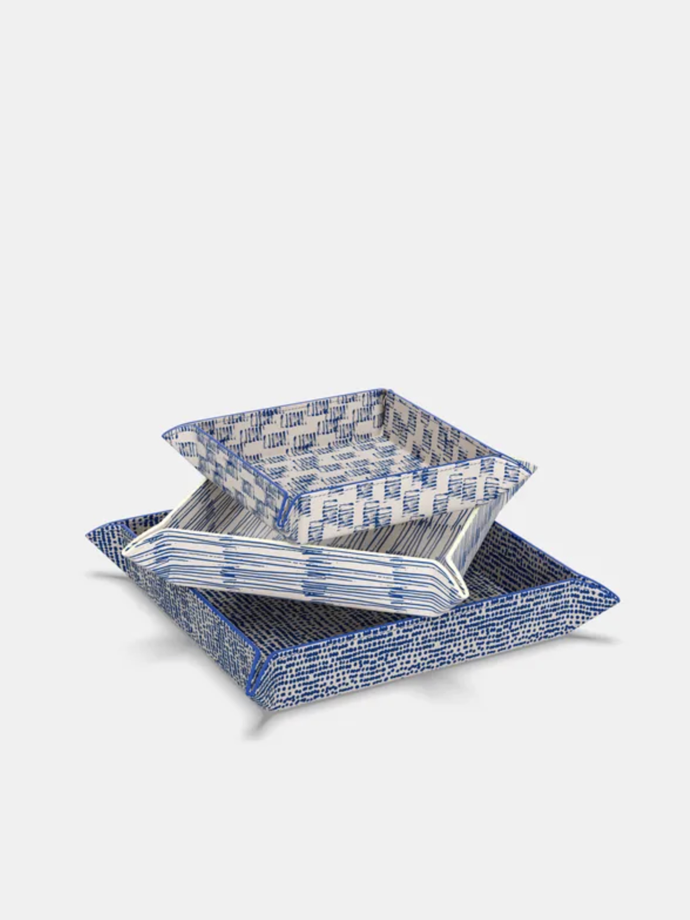 personalized leather desk organiser tray