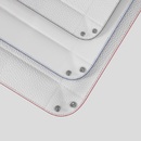 printed leather key tray