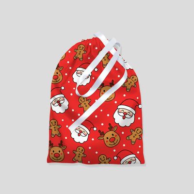 personalized christmas bag